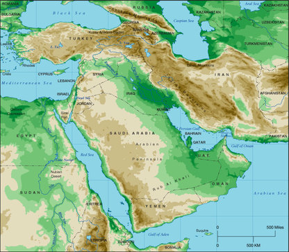 map of lut desert iran